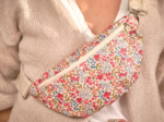 Petit sac banane porcelaine rosée