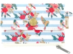 Mini pochette porte-monnaie horizons fleuris