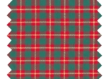 Tissu coton au mètre ex2553 noel tartan petits carreaux lurex