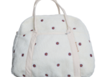 Sac bowling moumoute ivoire fleurie