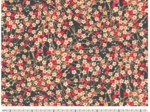 Tissu coton au mètre ex2267 fleurs japonaises roses