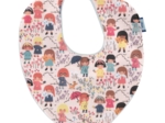 Bavoir bandana petites filles pop