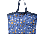 Sac cabas taille moyenne plissé hirondelles