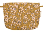 Pochette tissu gypso ocre