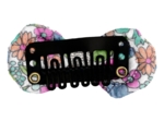 Barrette Noeud Anti-Glisse pastel fleuri