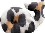 Barrette Baleine leopard