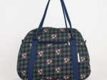 Sac bowling tartan fleuri