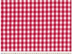 Tissu coton au mètre ex2407 vichy large rouge