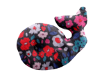Barrette Baleine romance fleurie
