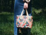 Sac Lunch Isotherme cerise en fleur