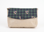 Rabat sac compagnon tartan fleuri