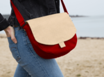 Base sac petite besace rouge
