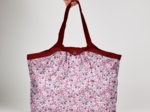 Sac cabas moyen rose grenadine