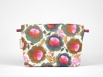 Mini pochette tissu fleur de thé
