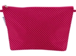 Trousse de toilette etoile or fuchsia