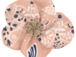 Petite Barrette Pétales de Fleur oiseau bandana