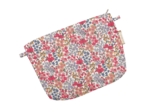 Mini pochette tissu porcelaine rosée