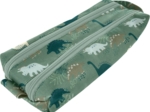 Trousse double compartiment jurassic dino