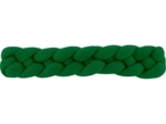 Barrette cheveux tressée vert vif