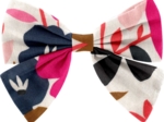 Barrette noeud papillon champ floral