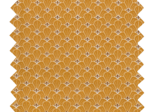 Tissu coton au mètre graphique ocre ex1077