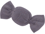 Petite barrette mini bonbon gaze lilas