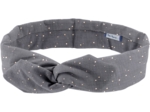Bandeau vintage gaze gris or