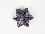 Barrette fleur étoile monet lilas