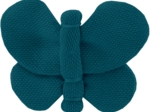 Barrette petit papillon bleu vert