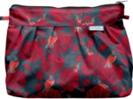 Pochette plissée oiseau de noël