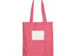 Sac tote bag feuillage or rose