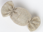 Petite barrette mini bonbon  lin pailleté
