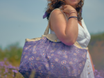Sac cabas moyen lavandula