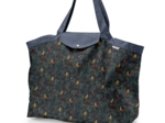 Grand sac cabas en tissu jungle party