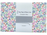 Coupon tissu 1 m pastel fleuri