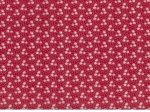 Coupon tissu 1 m cosmo rouge ex1009