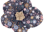Petite Barrette Pétales de Fleur seventies