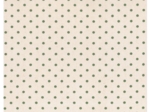 Tissu coton au mètre ex2656 pois écru vert