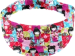 Bandeau fichu Enfant kokeshis