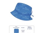 Chapeau de soleil enfant jean fin