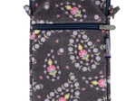 Pochette téléphone matelassée bleudana