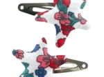 Barrettes clic-clac étoile prairie fleurie