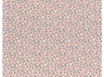 Tissu ex2628 gaze fleurie vert rose fluo