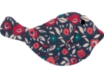 Barrette mésange camelias rubis