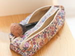 Trousse double compartiment comptine enchantée rose