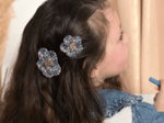 Mini Barrette Pétales de Fleur seventies