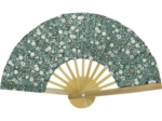 Eventail fleuri kaki