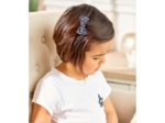 Barrette petit noeud etoile argent jean