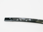 Barrette fine longue noir nacré
