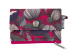 Mini pochette porte-monnaie pavot  fuchsia